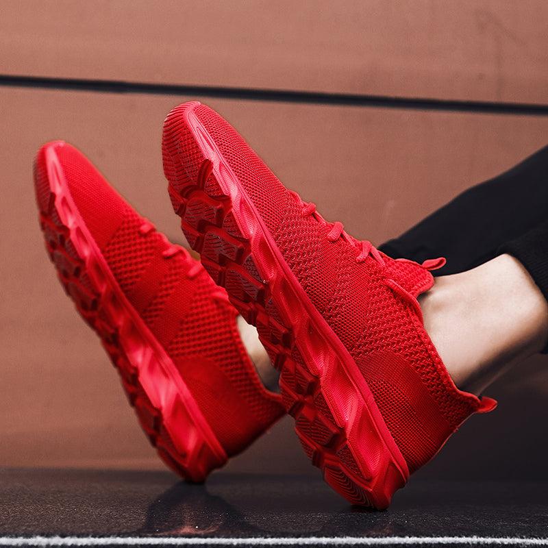 Mens Black Sneakers Casual Summer High Quality Mesh Sneakers Lightweight Breathable Mesh Sneakers Fashion Tennis Breathable Walking Gym Work Sneakers Stevvex