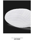 Mens Breathable White Trendy Sneakers  Casual Design  Light Walking Running Trainers Casual Breathable Mesh Men Running Shoes Walking Sneakers