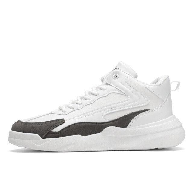 Mens Casual Shoes Leather Sneakers High Quality Comfortable Boots Outdoor Light Walking Footwear Mens Fashion Sneakers Breathable Comfort Walking Sport Mens Sneakers Stevvex