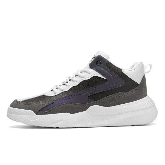 Mens Casual Shoes Leather Sneakers High Quality Comfortable Boots Outdoor Light Walking Footwear Mens Fashion Sneakers Breathable Comfort Walking Sport Mens Sneakers Stevvex