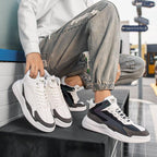 Mens Casual Shoes Leather Sneakers High Quality Comfortable Boots Outdoor Light Walking Footwear Mens Fashion Sneakers Breathable Comfort Walking Sport Mens Sneakers Stevvex