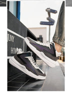 Mens Casual Shoes Leather Sneakers High Quality Comfortable Boots Outdoor Light Walking Footwear Mens Fashion Sneakers Breathable Comfort Walking Sport Mens Sneakers Stevvex