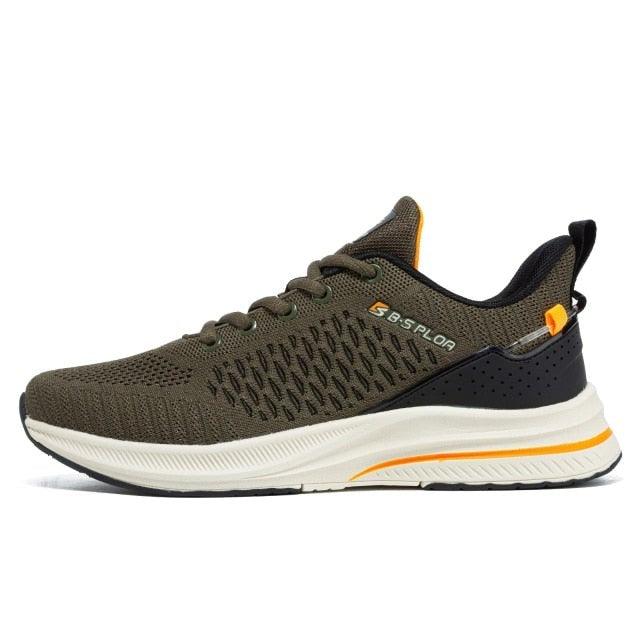 Mens Casual Walking Breathable Trendy Sneakers Light Shock Absorption Lightweight Walking Shoes Breathable Non Slip Cross Trainers Sneakers For Gym Workout Jogging Stevvex