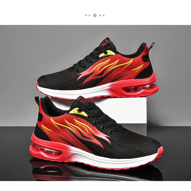 Mens Fashion Sneakers Air Cushion Mesh Running Shoes Women Footwear Mens Casual Sport Shoes Casual Sports Tennis Road Sneakers For Walking Gym Jogging Training Fitness Stevvex