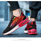 Mens Fashion Sneakers Air Cushion Mesh Running Shoes Women Footwear Mens Casual Sport Shoes Casual Sports Tennis Road Sneakers For Walking Gym Jogging Training Fitness Stevvex