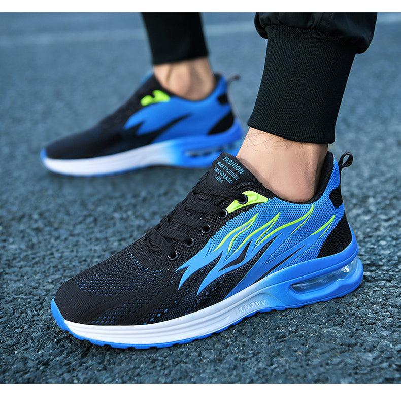 Mens Fashion Sneakers Air Cushion Mesh Running Shoes Women Footwear Mens Casual Sport Shoes Casual Sports Tennis Road Sneakers For Walking Gym Jogging Training Fitness Stevvex