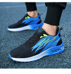 Mens Fashion Sneakers Air Cushion Mesh Running Shoes Women Footwear Mens Casual Sport Shoes Casual Sports Tennis Road Sneakers For Walking Gym Jogging Training Fitness Stevvex