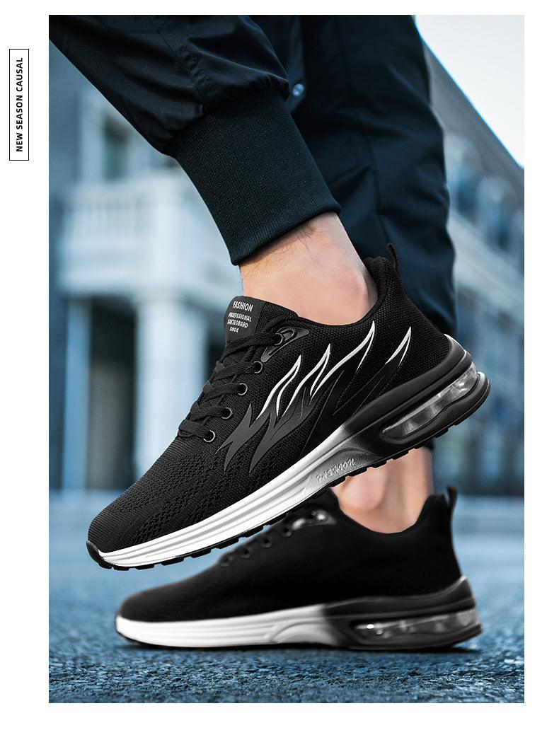 Mens Fashion Sneakers Air Cushion Mesh Running Shoes Women Footwear Mens Casual Sport Shoes Casual Sports Tennis Road Sneakers For Walking Gym Jogging Training Fitness Stevvex