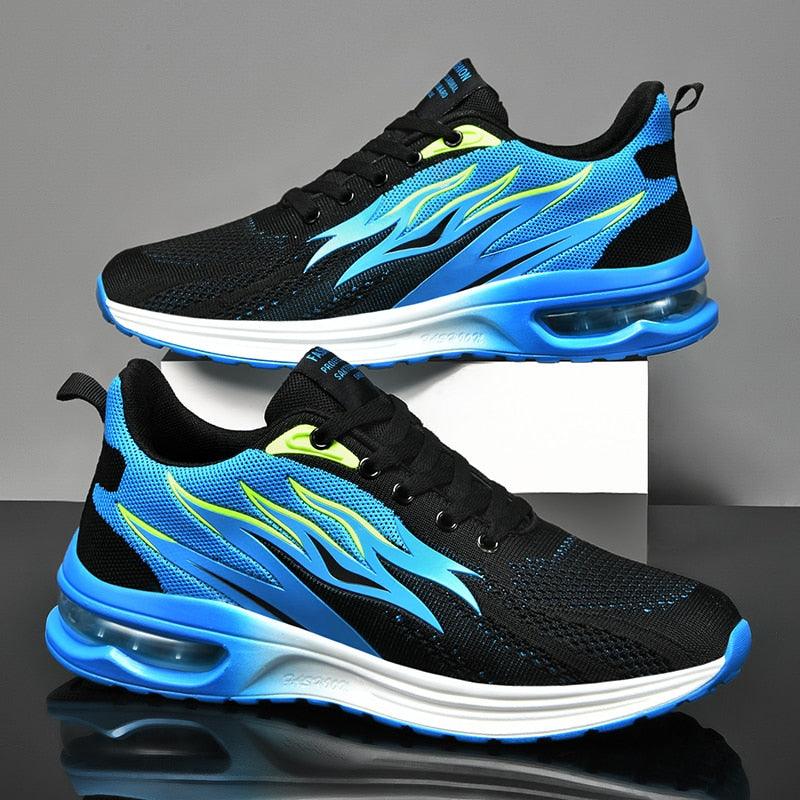 Mens Fashion Sneakers Air Cushion Mesh Running Shoes Women Footwear Mens Casual Sport Shoes Casual Sports Tennis Road Sneakers For Walking Gym Jogging Training Fitness Stevvex
