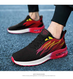 Mens Fashion Sneakers Air Cushion Mesh Running Shoes Women Footwear Mens Casual Sport Shoes Casual Sports Tennis Road Sneakers For Walking Gym Jogging Training Fitness Stevvex