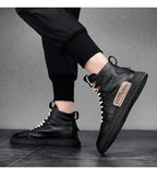 Mens Handmade Sneakers Leather Breathable Dress Shoes Luxury Shoes Casual Shoes Flat Footwear Classic Black White Men Fashion Walking Leather Mens Sneakers Stevvex