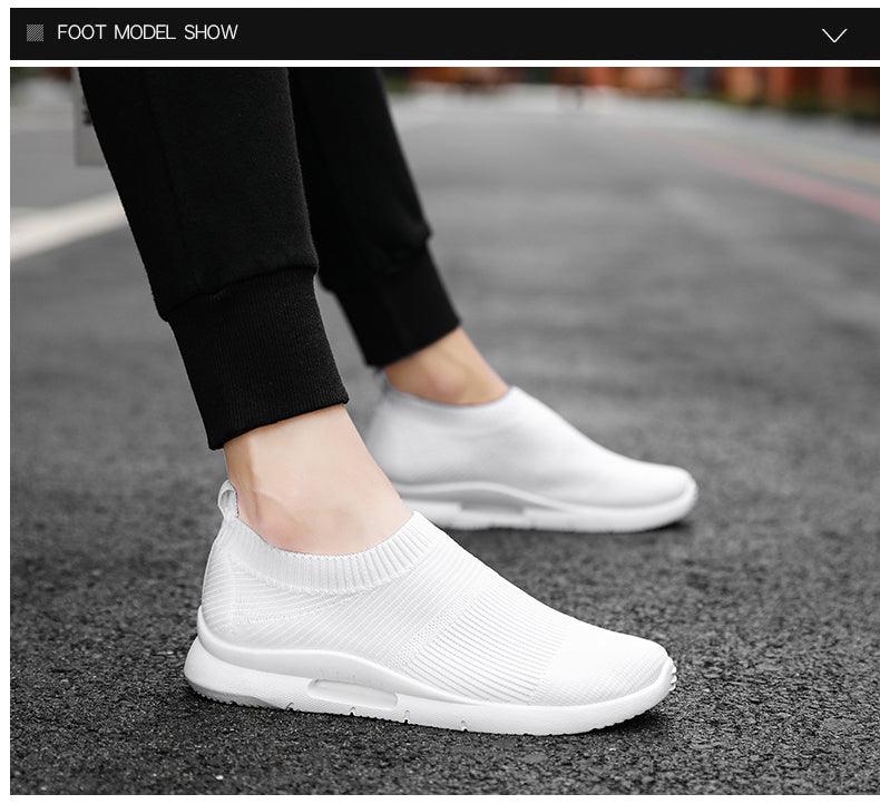 Mens Light Running Shoes Jogging Breathable Sneakers Slip Casual Couple Shoes Outdoor Walking Footwear Non-Slip Running Mesh Workout Casual Sports Shoes Stevvex