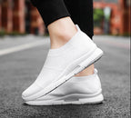 Mens Light Running Shoes Jogging Breathable Sneakers Slip Casual Couple Shoes Outdoor Walking Footwear Non-Slip Running Mesh Workout Casual Sports Shoes Stevvex