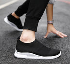Mens Light Running Shoes Jogging Breathable Sneakers Slip Casual Couple Shoes Outdoor Walking Footwear Non-Slip Running Mesh Workout Casual Sports Shoes Stevvex