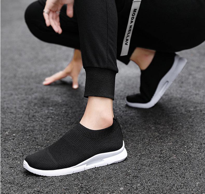 Mens Light Running Shoes Jogging Breathable Sneakers Slip Casual Couple Shoes Outdoor Walking Footwear Non-Slip Running Mesh Workout Casual Sports Shoes Stevvex