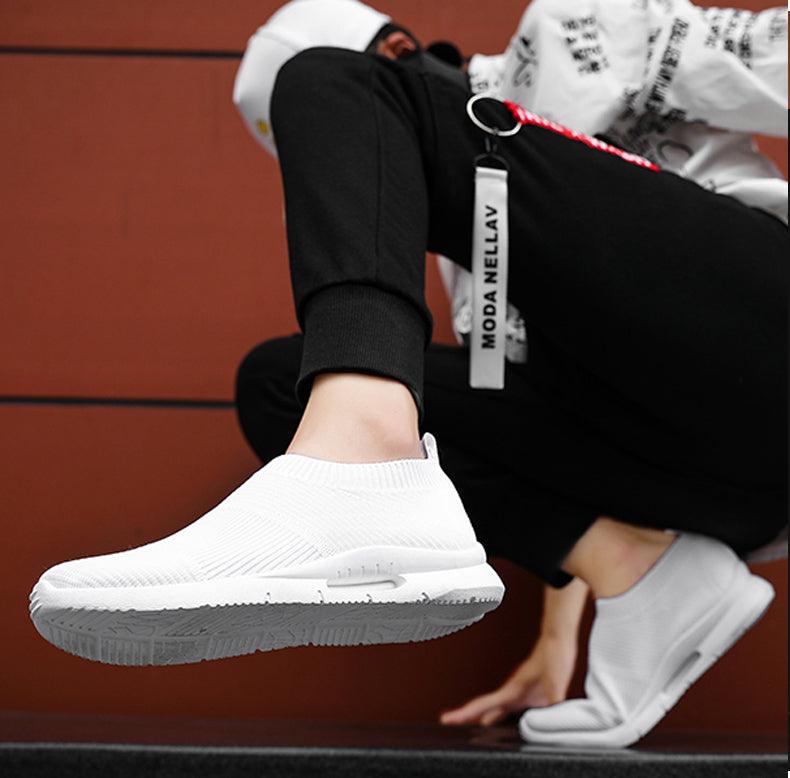 Mens Light Running Shoes Jogging Breathable Sneakers Slip Casual Couple Shoes Outdoor Walking Footwear Non-Slip Running Mesh Workout Casual Sports Shoes Stevvex