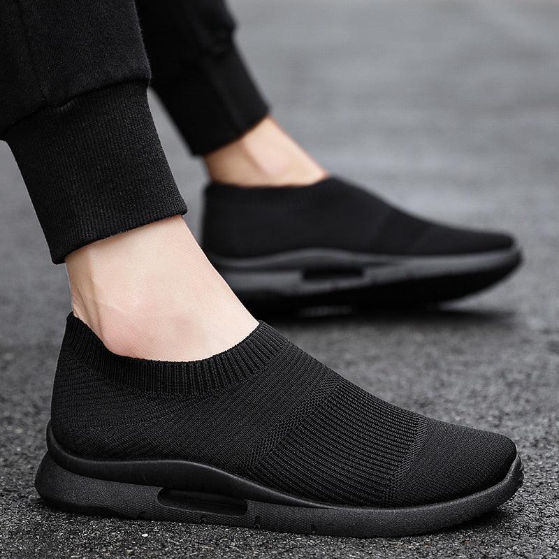 Mens Light Running Shoes Jogging Breathable Sneakers Slip Casual Couple Shoes Outdoor Walking Footwear Non-Slip Running Mesh Workout Casual Sports Shoes Stevvex
