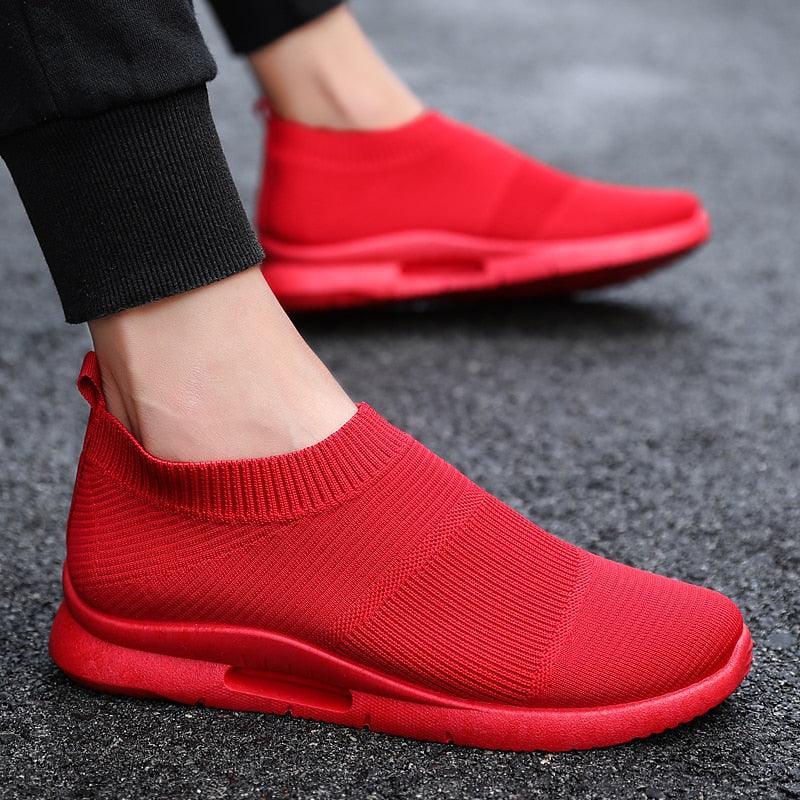 Mens Light Running Shoes Jogging Breathable Sneakers Slip Casual Couple Shoes Outdoor Walking Footwear Non-Slip Running Mesh Workout Casual Sports Shoes Stevvex