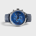 Men's Luxury Chronograph Watch Brown Leather Strap
