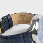 Men's Luxury Chronograph Watch Brown Leather Strap