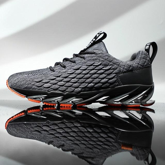 Mens Modern Sneakers Breathable Running Shoes Outdoor Sport Casual Couples Gym Mens Lightweight Unique Design Bottom Breathable Tennis Sport Sneakers Stevvex