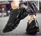Mens Modern Sneakers Breathable Running Shoes Outdoor Sport Casual Couples Gym Mens Lightweight Unique Design Bottom Breathable Tennis Sport Sneakers Stevvex