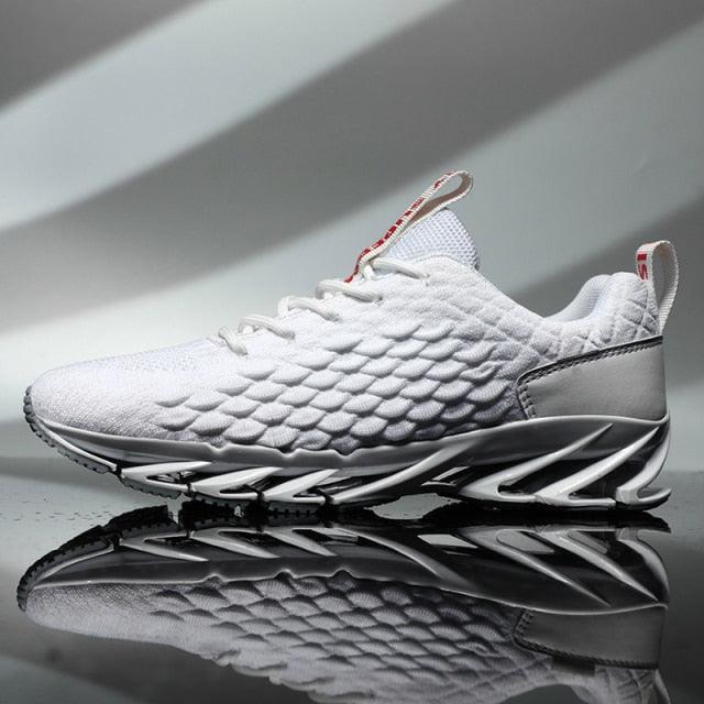 Mens Modern Sneakers Breathable Running Shoes Outdoor Sport Casual Couples Gym Mens Lightweight Unique Design Bottom Breathable Tennis Sport Sneakers Stevvex