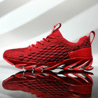 Mens Modern Sneakers Breathable Running Shoes Outdoor Sport Casual Couples Gym Mens Lightweight Unique Design Bottom Breathable Tennis Sport Sneakers Stevvex