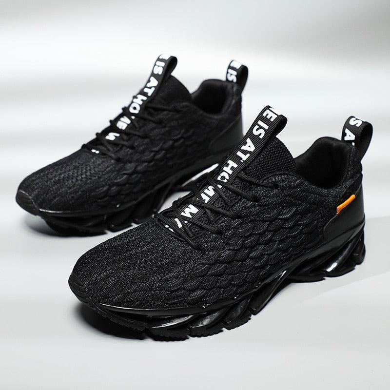 Mens Modern Sneakers Breathable Running Shoes Outdoor Sport Casual Couples Gym Mens Lightweight Unique Design Bottom Breathable Tennis Sport Sneakers Stevvex