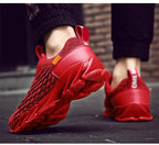 Mens Modern Sneakers Breathable Running Shoes Outdoor Sport Casual Couples Gym Mens Lightweight Unique Design Bottom Breathable Tennis Sport Sneakers Stevvex