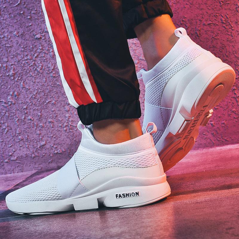 Mens Red Sneakers Flats Sport Footwear Couple Sneakers New Fashion Lovers Casual Lightweight Jogging Breathable Tennis Sport Shoes For Workout OutdoorWalking Stevvex