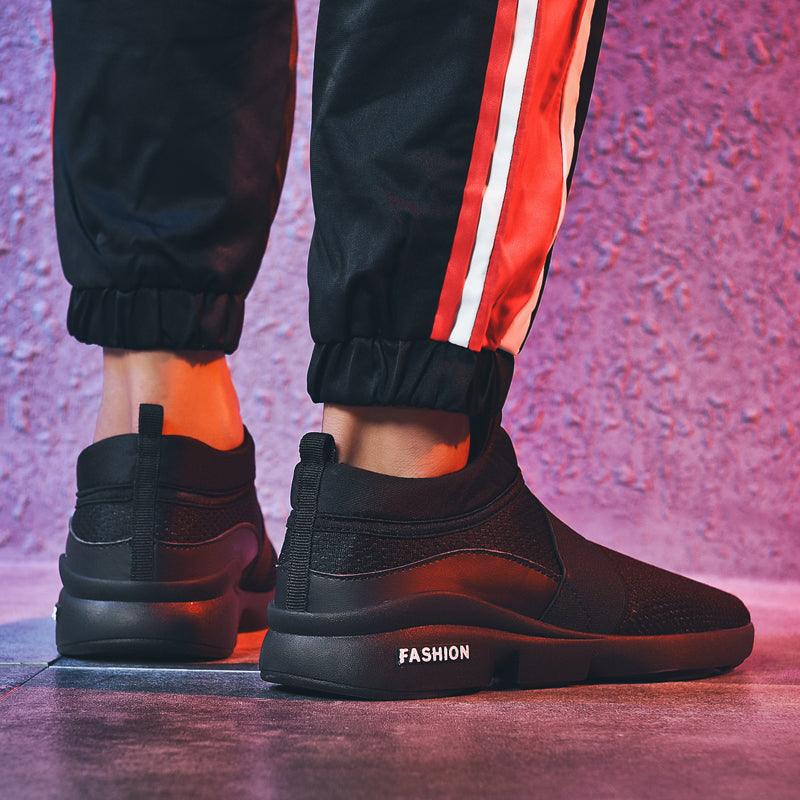 Mens Red Sneakers Flats Sport Footwear Couple Sneakers New Fashion Lovers Casual Lightweight Jogging Breathable Tennis Sport Shoes For Workout OutdoorWalking Stevvex