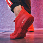 Mens Red Sneakers Flats Sport Footwear Couple Sneakers New Fashion Lovers Casual Lightweight Jogging Breathable Tennis Sport Shoes For Workout OutdoorWalking Stevvex