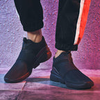 Mens Red Sneakers Flats Sport Footwear Couple Sneakers New Fashion Lovers Casual Lightweight Jogging Breathable Tennis Sport Shoes For Workout OutdoorWalking Stevvex