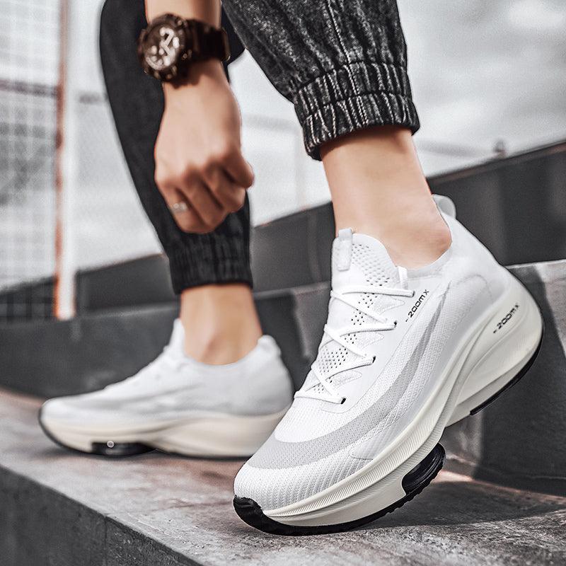 Mens Running Breathable Air Cushion Sneakers Light Jogging Men Casual Sports Outdoor Non-Slip Sneakers Athletic Casual Sports Tennis Road Sneakers For Walking Gym Jogging Training Fitness Stevvex