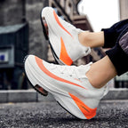 Mens Running Breathable Air Cushion Sneakers Light Jogging Men Casual Sports Outdoor Non-Slip Sneakers Athletic Casual Sports Tennis Road Sneakers For Walking Gym Jogging Training Fitness Stevvex