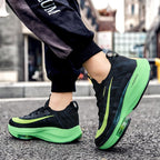 Mens Running Breathable Air Cushion Sneakers Light Jogging Men Casual Sports Outdoor Non-Slip Sneakers Athletic Casual Sports Tennis Road Sneakers For Walking Gym Jogging Training Fitness Stevvex