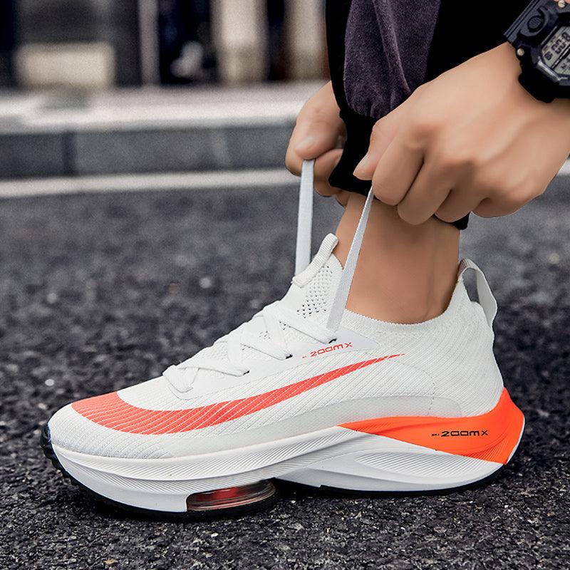 Mens Running Breathable Air Cushion Sneakers Light Jogging Men Casual Sports Outdoor Non-Slip Sneakers Athletic Casual Sports Tennis Road Sneakers For Walking Gym Jogging Training Fitness Stevvex