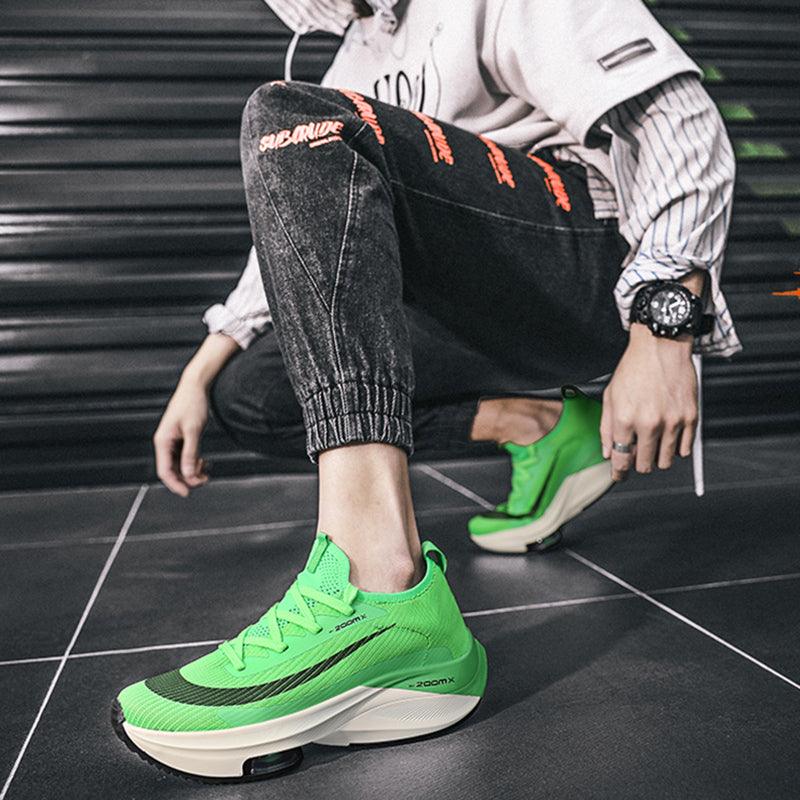 Mens Running Breathable Air Cushion Sneakers Light Jogging Men Casual Sports Outdoor Non-Slip Sneakers Athletic Casual Sports Tennis Road Sneakers For Walking Gym Jogging Training Fitness Stevvex