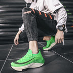Mens Running Breathable Air Cushion Sneakers Light Jogging Men Casual Sports Outdoor Non-Slip Sneakers Athletic Casual Sports Tennis Road Sneakers For Walking Gym Jogging Training Fitness Stevvex