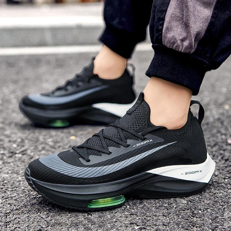 Mens Running Breathable Air Cushion Sneakers Light Jogging Men Casual Sports Outdoor Non-Slip Sneakers Athletic Casual Sports Tennis Road Sneakers For Walking Gym Jogging Training Fitness Stevvex