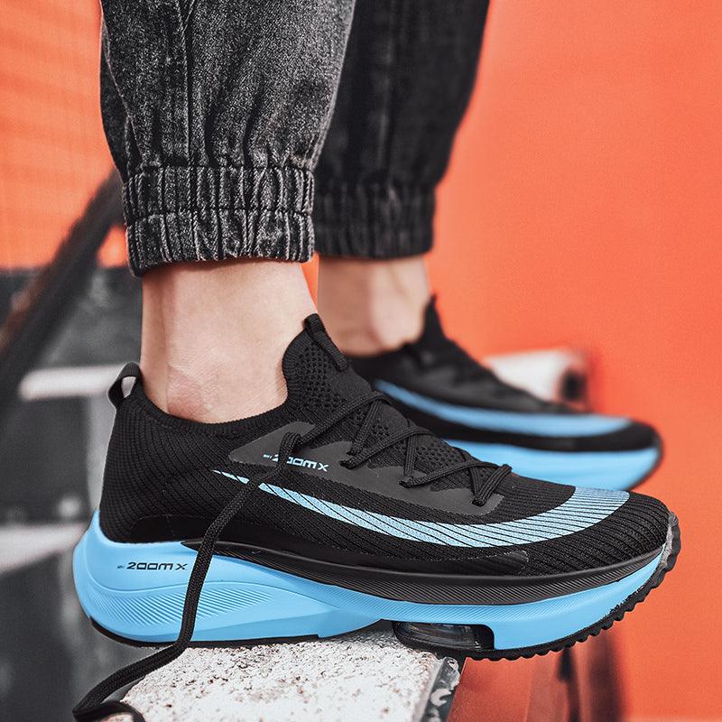 Mens Running Breathable Air Cushion Sneakers Light Jogging Men Casual Sports Outdoor Non-Slip Sneakers Athletic Casual Sports Tennis Road Sneakers For Walking Gym Jogging Training Fitness Stevvex