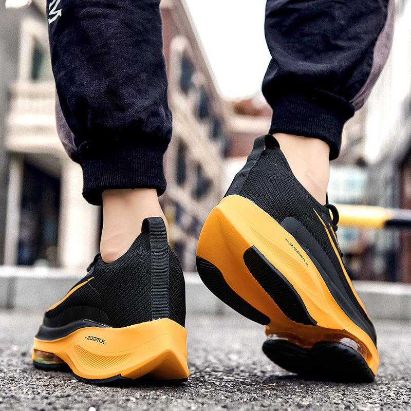 Mens Running Breathable Air Cushion Sneakers Light Jogging Men Casual Sports Outdoor Non-Slip Sneakers Athletic Casual Sports Tennis Road Sneakers For Walking Gym Jogging Training Fitness Stevvex