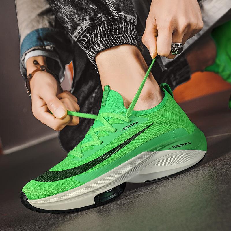 Mens Running Breathable Air Cushion Sneakers Light Jogging Men Casual Sports Outdoor Non-Slip Sneakers Athletic Casual Sports Tennis Road Sneakers For Walking Gym Jogging Training Fitness Stevvex