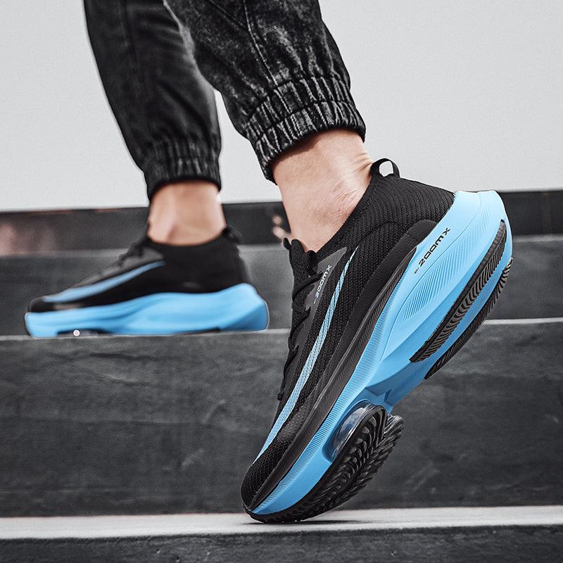 Mens Running Breathable Air Cushion Sneakers Light Jogging Men Casual Sports Outdoor Non-Slip Sneakers Athletic Casual Sports Tennis Road Sneakers For Walking Gym Jogging Training Fitness Stevvex