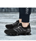 Mens Running Breathable Fashion Trainers Casual Couple Shoes Breathable Running Sports Outdoor Cushioning Sneakers Running Elegant Walking Athletics Trainer Sports Sneakers
