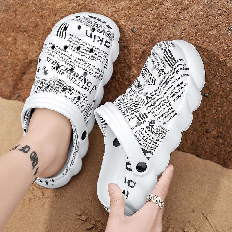 Mens Slippers Summer Flip Flops Sandals Fitness Fashion Garden Clogs Classic Mules Anti-Skid Rubber Sole Slip On Summer Mens Clogs Stevvex