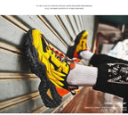 Mens Strong Casual Fashion Chunky Sneakers Height Increasing Spring Thick Sole Footwear Fashion High Quality Sneakers Slip on Walking Shoes High Top Casual Shoes For Men