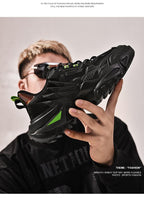 Mens Strong Casual Fashion Chunky Sneakers Height Increasing Spring Thick Sole Footwear Fashion High Quality Sneakers Slip on Walking Shoes High Top Casual Shoes For Men