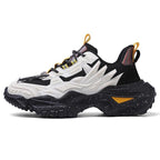 Mens Strong Casual Fashion Chunky Sneakers Height Increasing Spring Thick Sole Footwear Fashion High Quality Sneakers Slip on Walking Shoes High Top Casual Shoes For Men